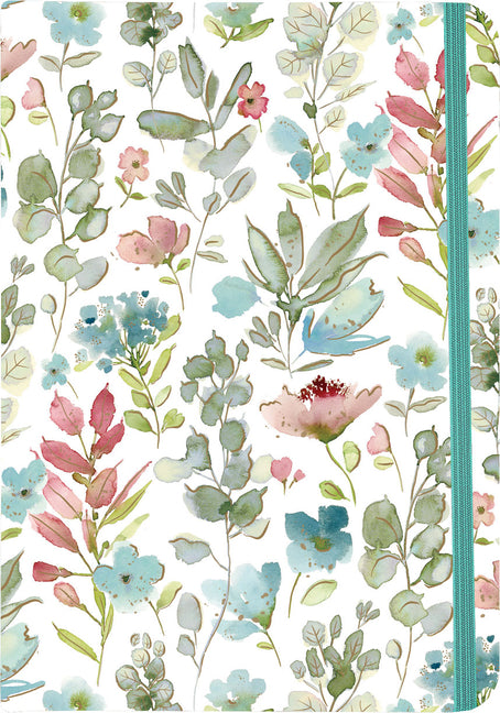 Floral Watercolor Journal (Deluxe Binding with Gold Gilded Pages)