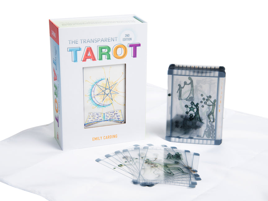 Transparent Tarot: (2nd Edition, Tarot Kit Box Set with 78 Cards and Guide Book)
