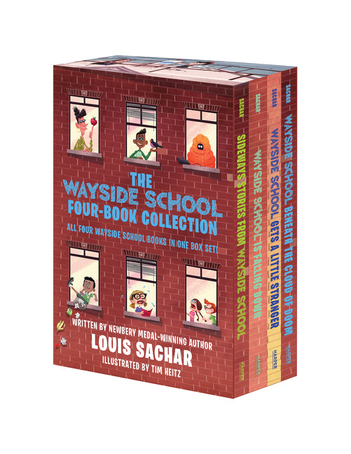 Wayside School 4-Book Box Set: Sideways Stories from Wayside School, Wayside School Is Falling Down, Wayside School Gets a Little Stranger, Wayside Sc