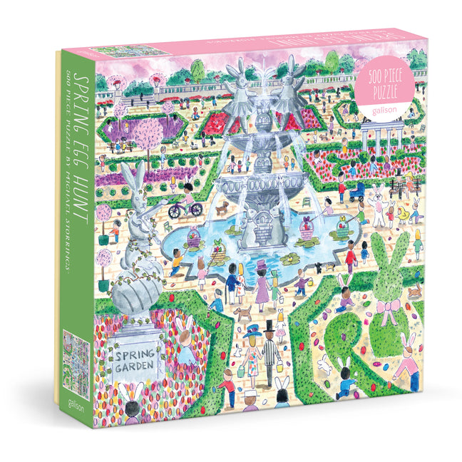 Galison - Spring Egg Hunt 500 Piece Jigsaw Puzzle for Adults