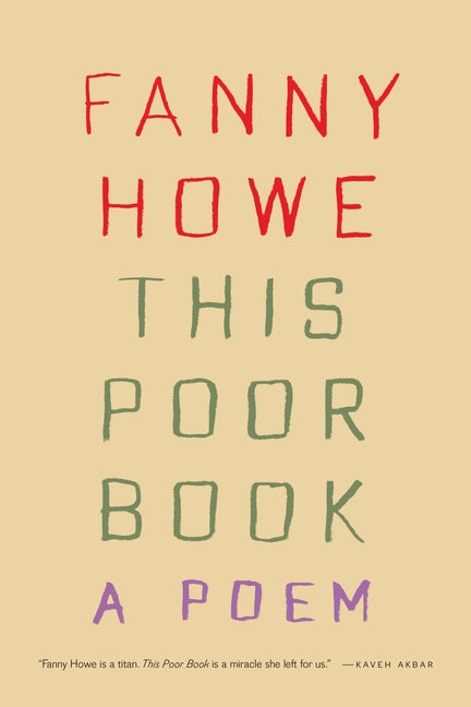 This Poor Book: A Poem