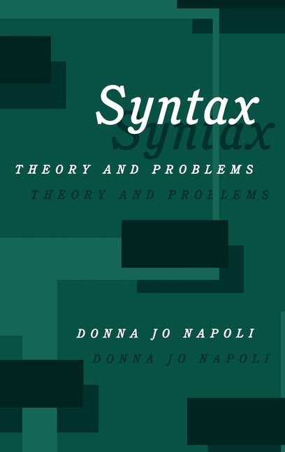 Syntax: Theory and Problems – 27th Letter Books