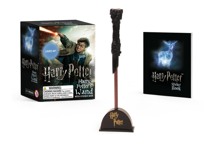 Harry Potter Wizard's Wand with Sticker Book: Lights Up! [With Battery] (Revised)