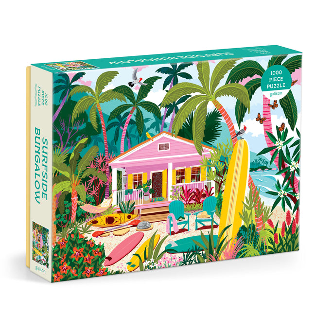Galison - Surfside Bungalow 1000 Piece Jigsaw Puzzle for Adults