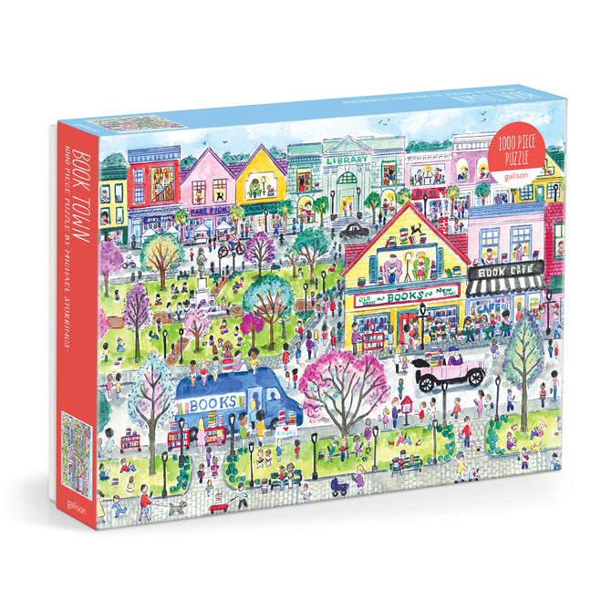 Galison - Book Townscape 1000 Piece Jigsaw Puzzle for Adults