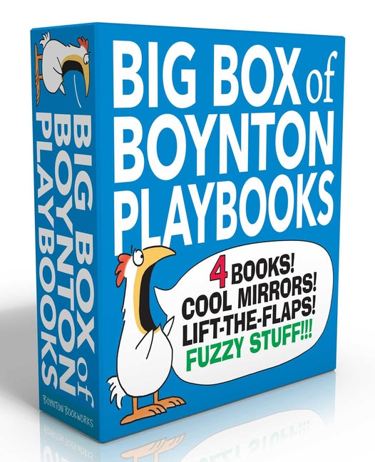 Big Box of Boynton Playbooks (Boxed Set): Dinosaur's Binkit; Hey! Look at You!; Fuzzy Fuzzy Fuzzy!; Hey! What's That? (Boxed Set)