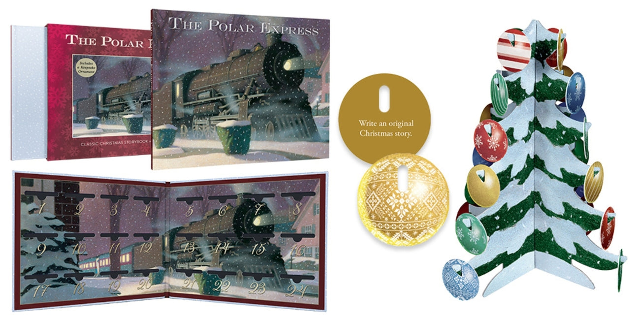 Polar Express: Christmas Countdown Deluxe Gift Set [With Decorative Press-Out Ornaments and Christmas Countdown Calendar]