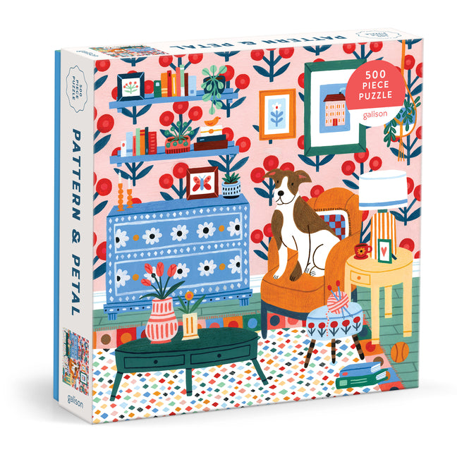 Galison - Pattern & Petal 500 Piece Jigsaw Puzzle for Adults