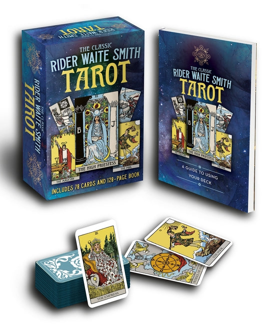 Classic Rider Waite Smith Tarot Book & Card Deck: Includes 78 Cards and 128-Page Book [With Book(s)]